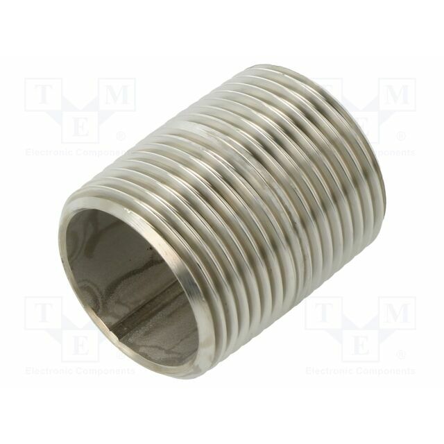 GEBO Splice terminal: connector pipe; stainless