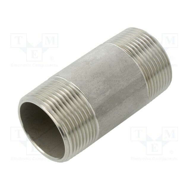 GEBO Splice terminal: connector pipe; stainless