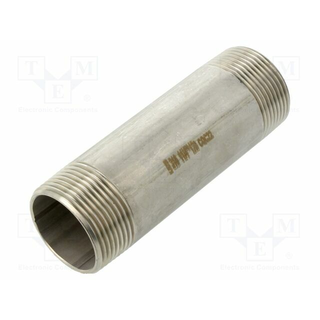 GEBO Splice terminal: connector pipe; stainless