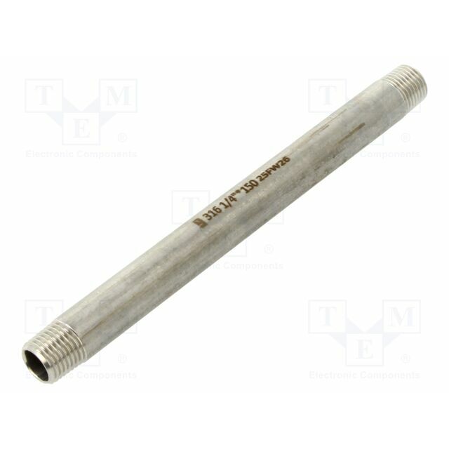 GEBO Splice terminal: connector pipe; stainless