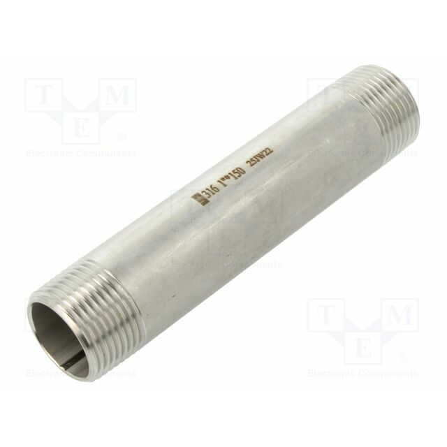 GEBO Splice terminal: connector pipe; stainless