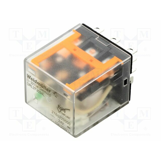 WEIDMÜLLER Relay: electromagnetic; 24VDC; 3PDT; Icontacts