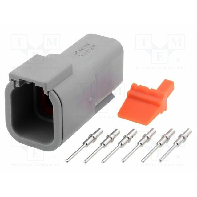 AMPHENOL Connector: wire-wire; plug; male; ATM