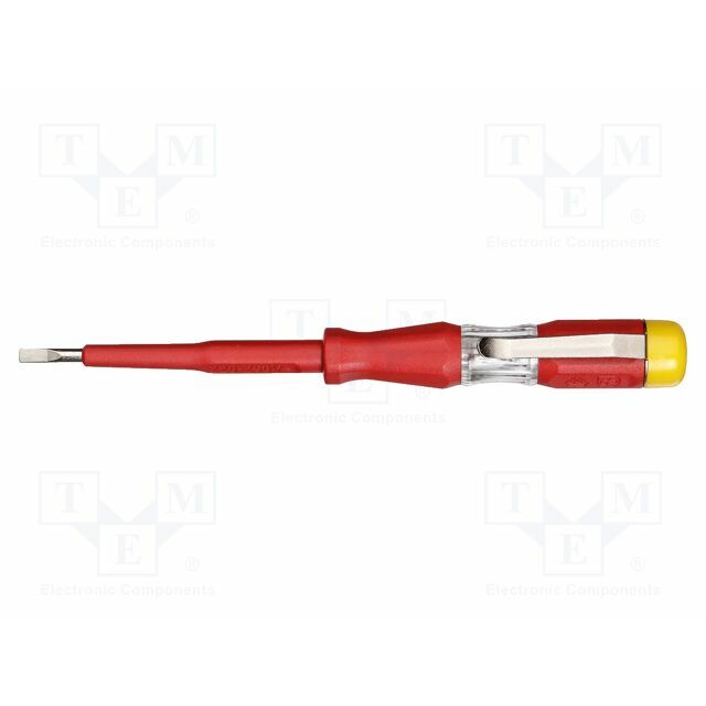 Screwdriver: voltage tester; slot; SL 3