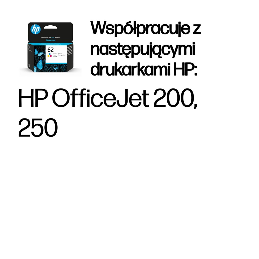 HEWLETT PACKARD HP 62 Tri-color Original