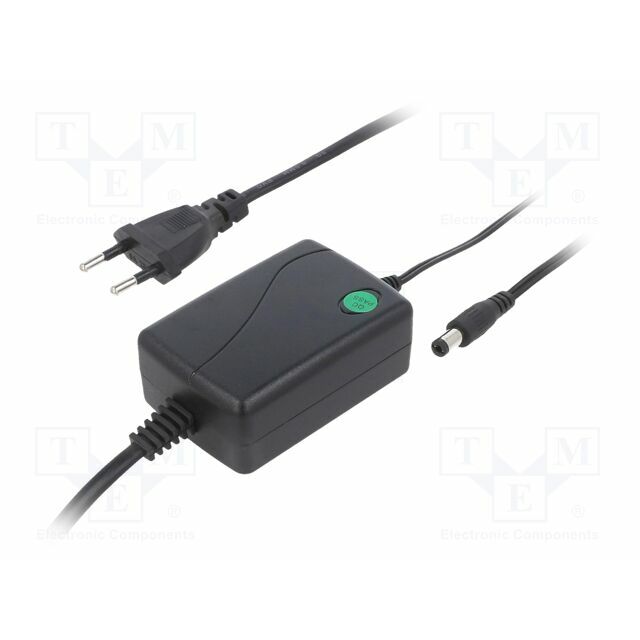 Power supply: switching; 12VDC; 1A; Out:
