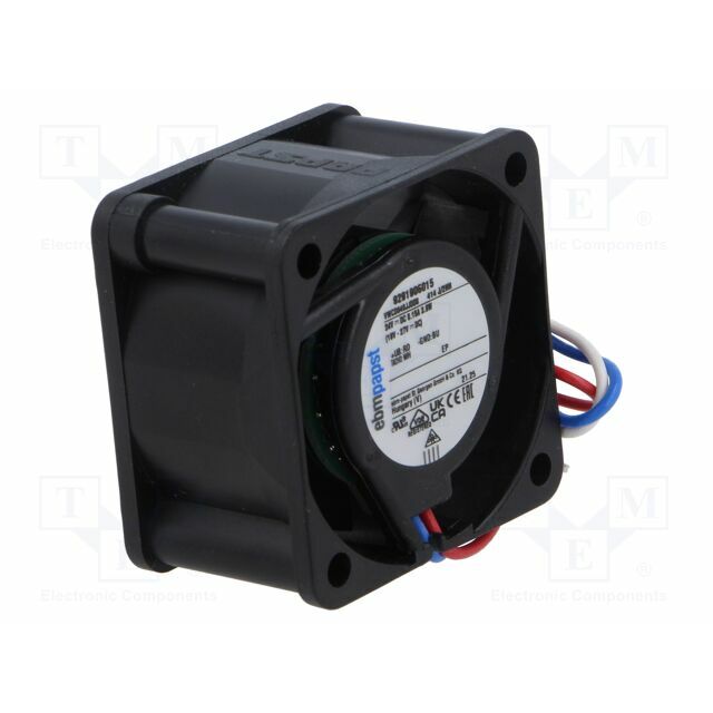 EBM-PAPST Fan: DC; 40x40x20mm; axial; 24VDC