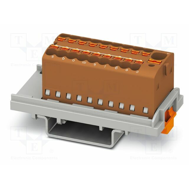 PHOENIX CONTACT Splice terminal: rail; 17
