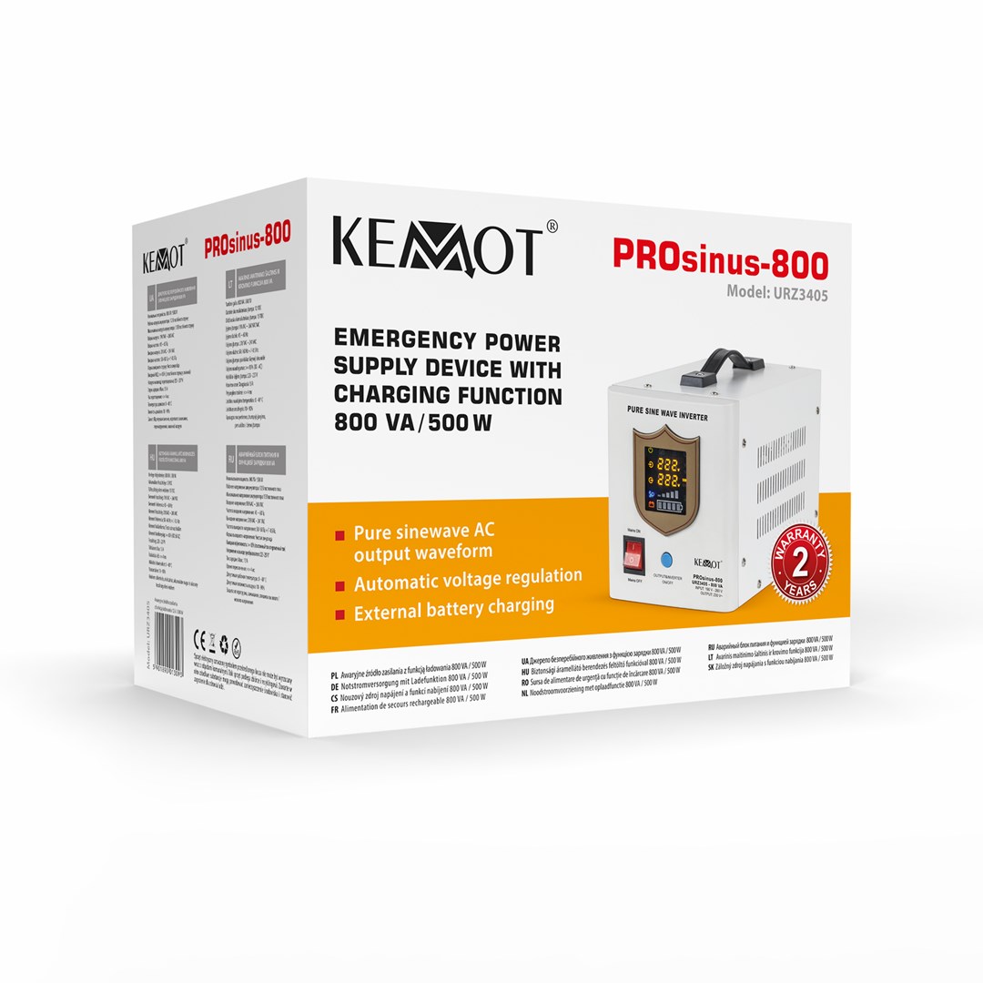 KEMOT Nepārtrauktās barošanas bloks UPS 500W