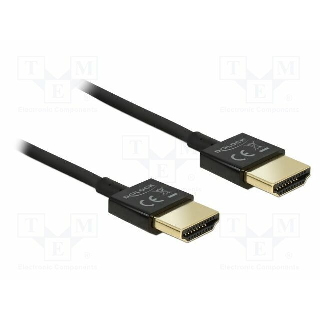 Cable; HDMI plug,both sides; HDMI