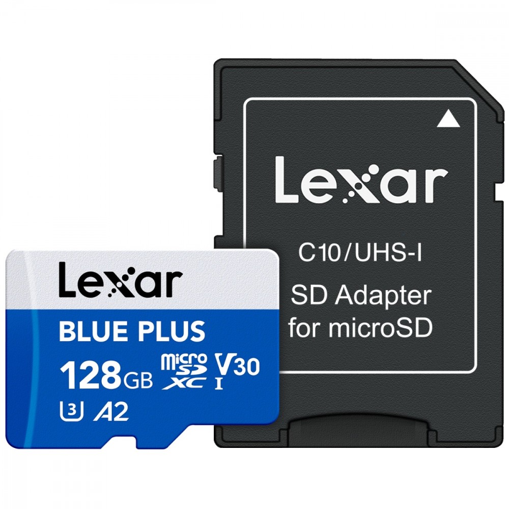 Lexar microSDXC memory card, 128GB (SD3