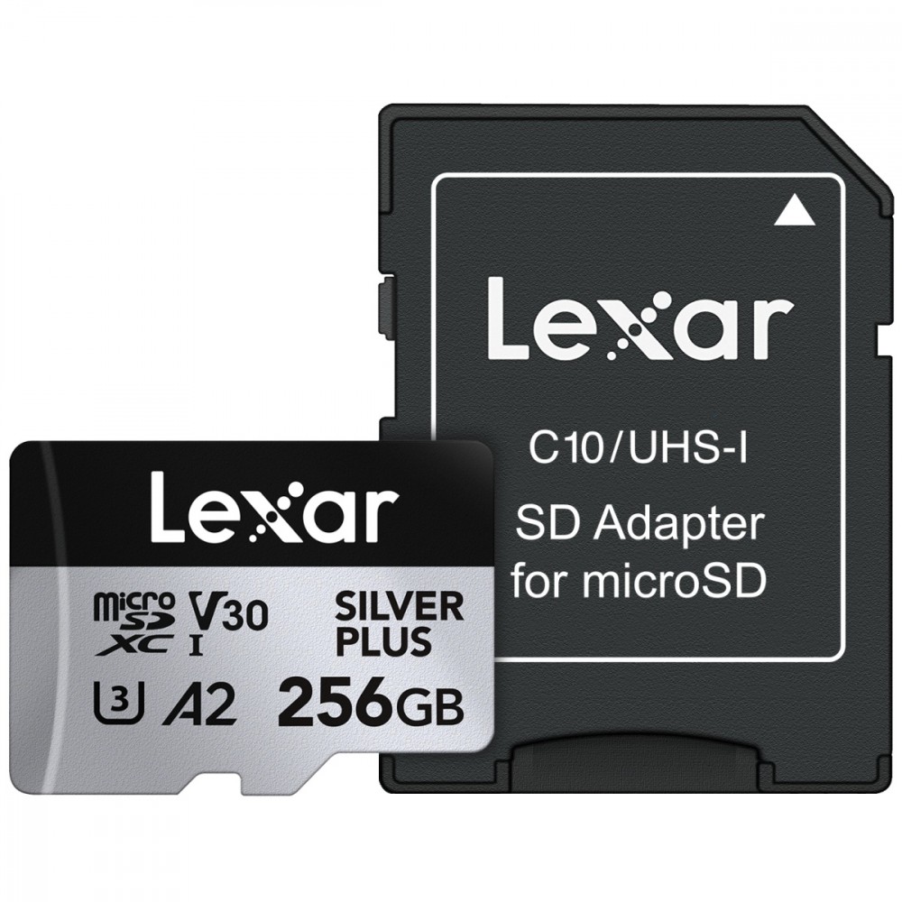 LEXAR Memory card microSD 256GB C10