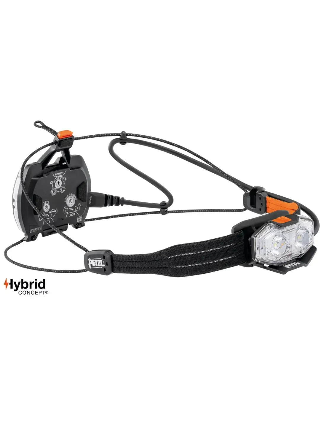 Petzl Nao LT galvas lukturis, oranžs