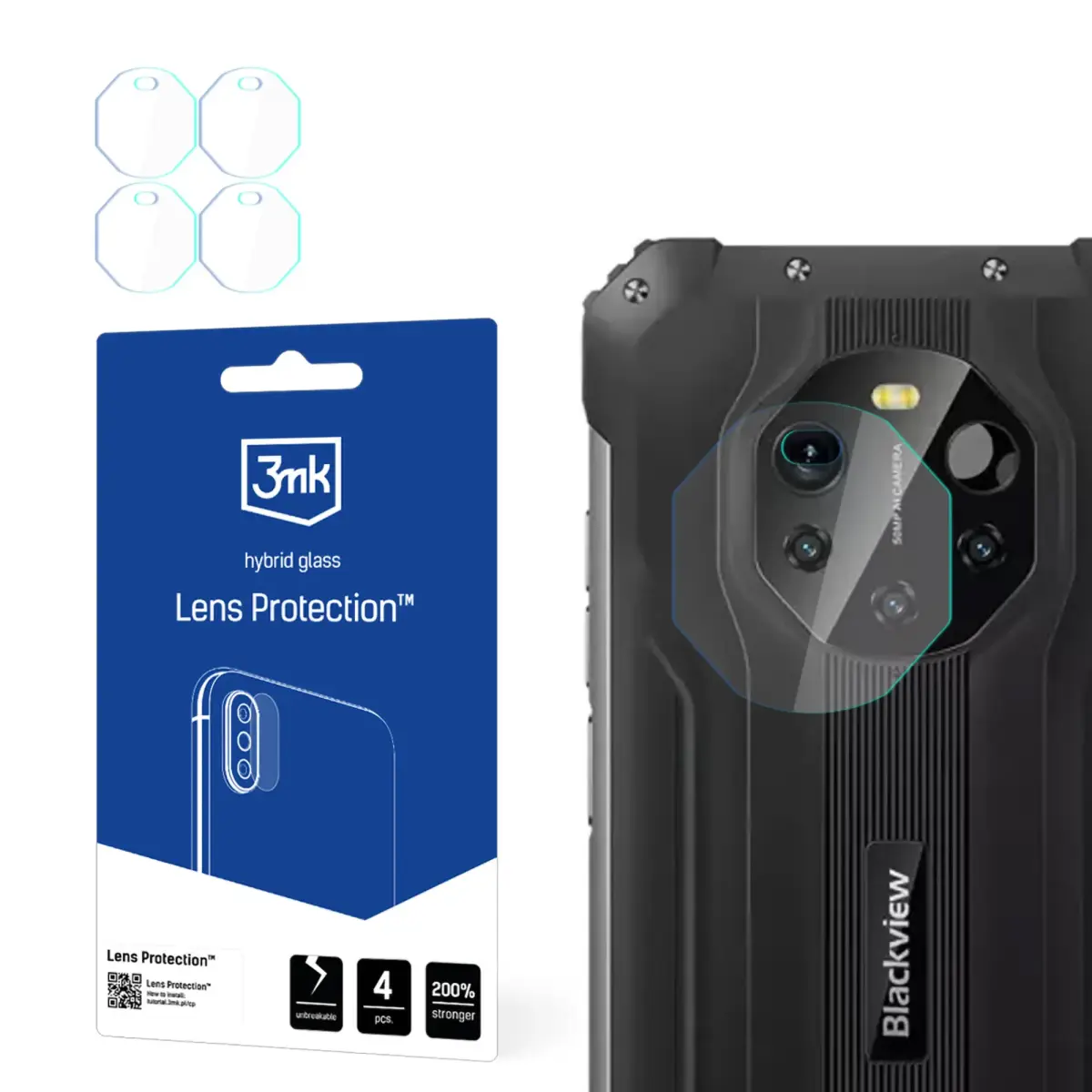 Blackview BL8800 Pro - 3mk Lens