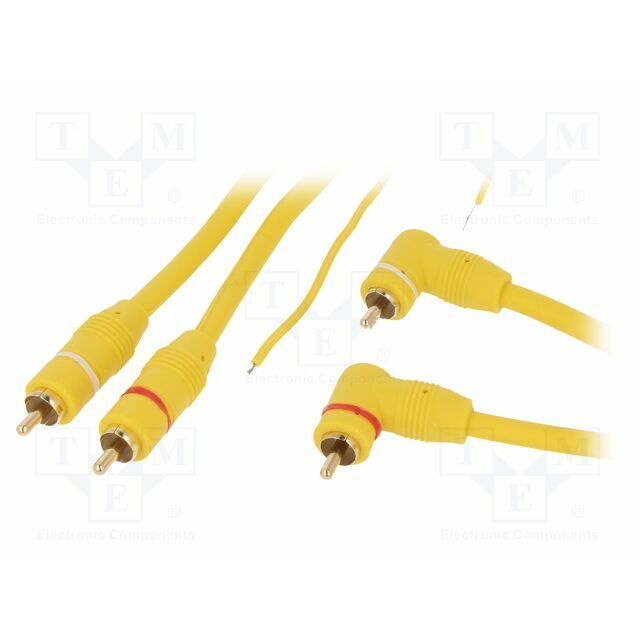 4CARMEDIA Cable; RCA plug x2,RCA