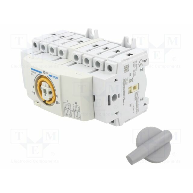 HAGER Mains-generator switch; Poles: 4; 400VAC