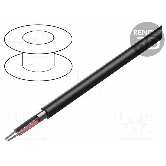 BELDEN Wire: loudspeaker cable; 1x2x22AWG; stranded