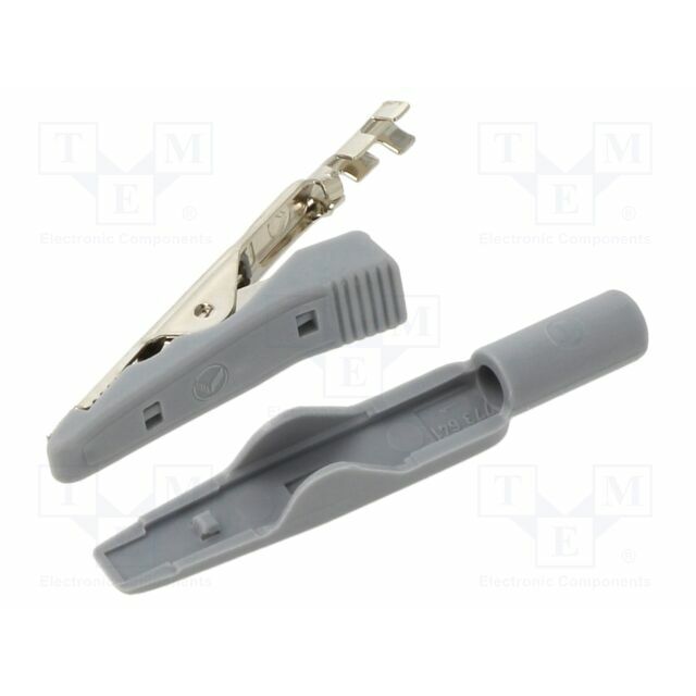 HIRSCHMANN T&M Crocodile clip; 8A; 60VDC
