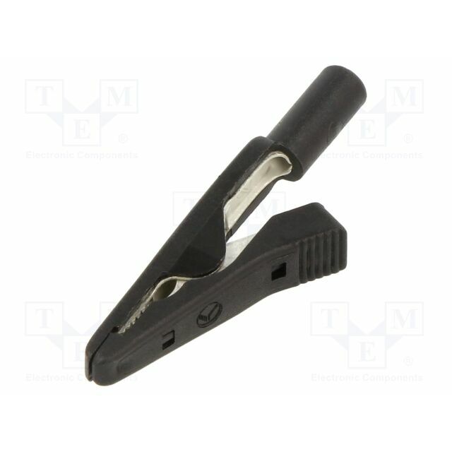 HIRSCHMANN T&M Crocodile clip; 8A; 60VDC