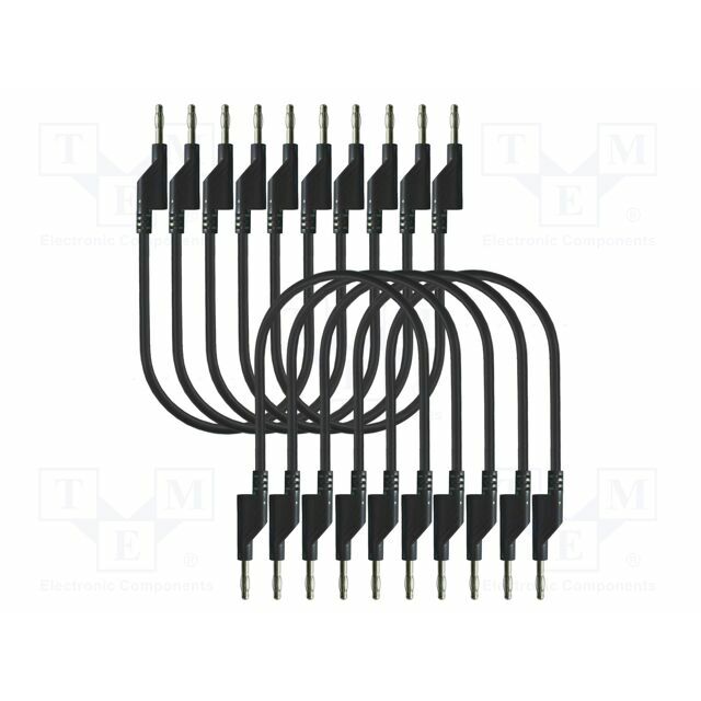 PEAKTECH Test leads; 50VAC,120VDC; 10A