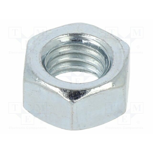 Nut; hexagonal; M5; Thread: metric; steel