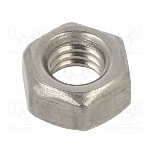 Nut; hexagonal; M6; Thread: metric; A4