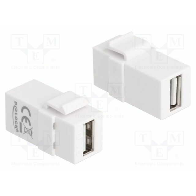USB coupler; Keystone; USB A socket