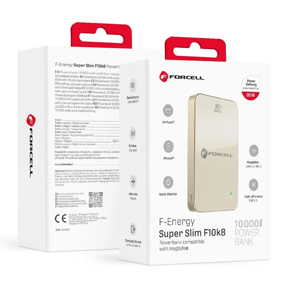 Powerbank compatible with MagSafe Forcell F-Energy