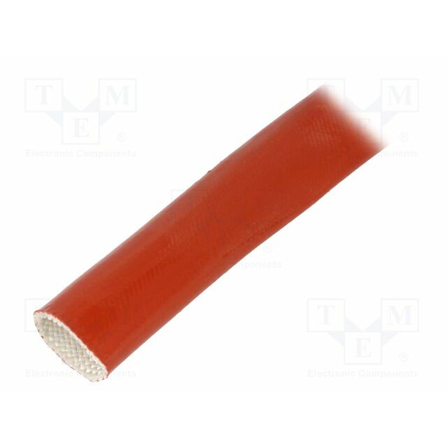 FAVIER Insulating tube; brick red; fiberglass