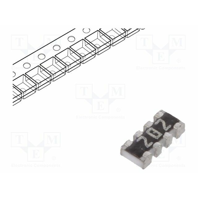 YAGEO Resistor network: Y; 2kΩ; ±5%