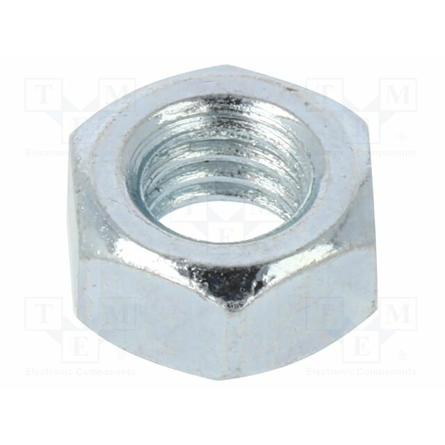 Nut; hexagonal; M6; Thread: metric; steel