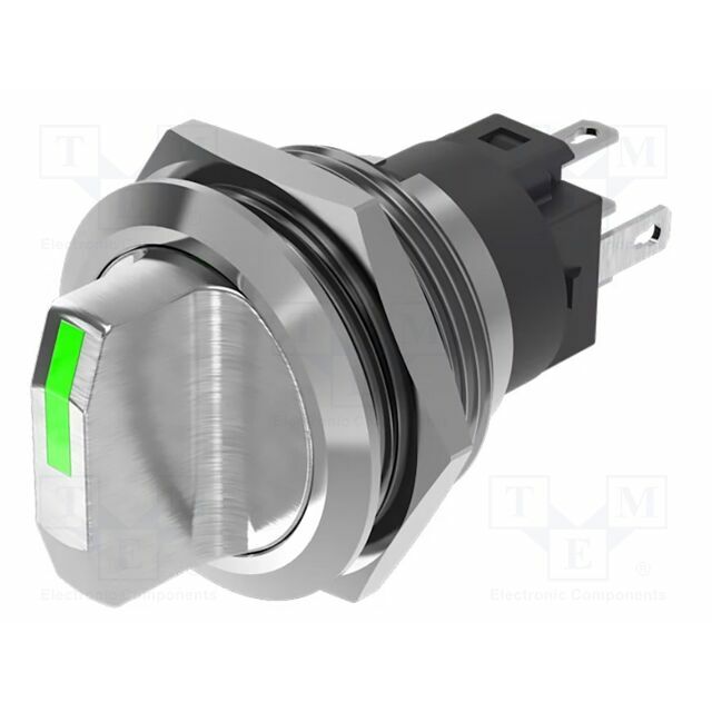 EAO Switch: rotary; Pos: 2; SPDT