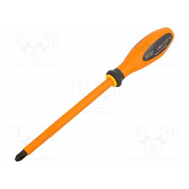 KLEIN TOOLS Screwdriver: insulated; Phillips; PH3
