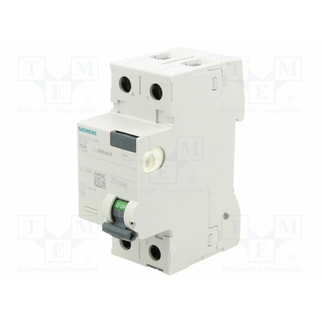 SIEMENS RCD breaker; Inom: 25A; Ires: