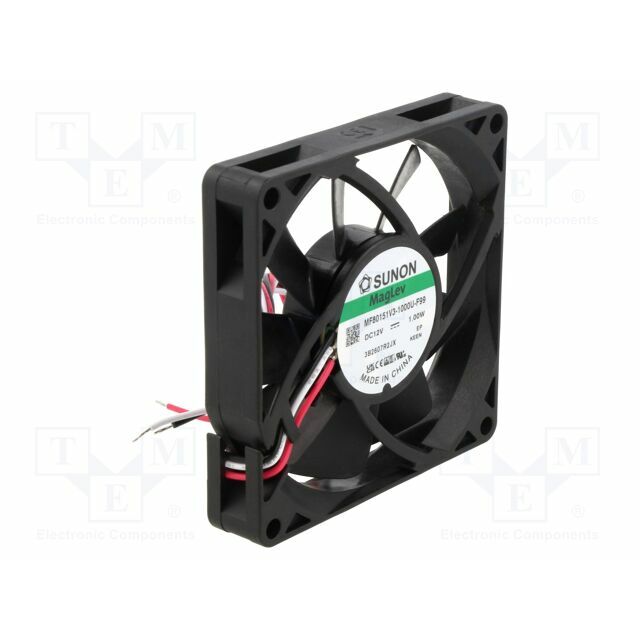 SUNON Fan: DC; 80x80x15mm; axial; 12VDC