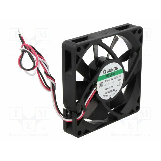SUNON Fan: DC; 80x80x15mm; axial; 12VDC
