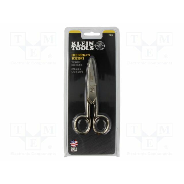 KLEIN TOOLS Scissors; for electricians; Tool
