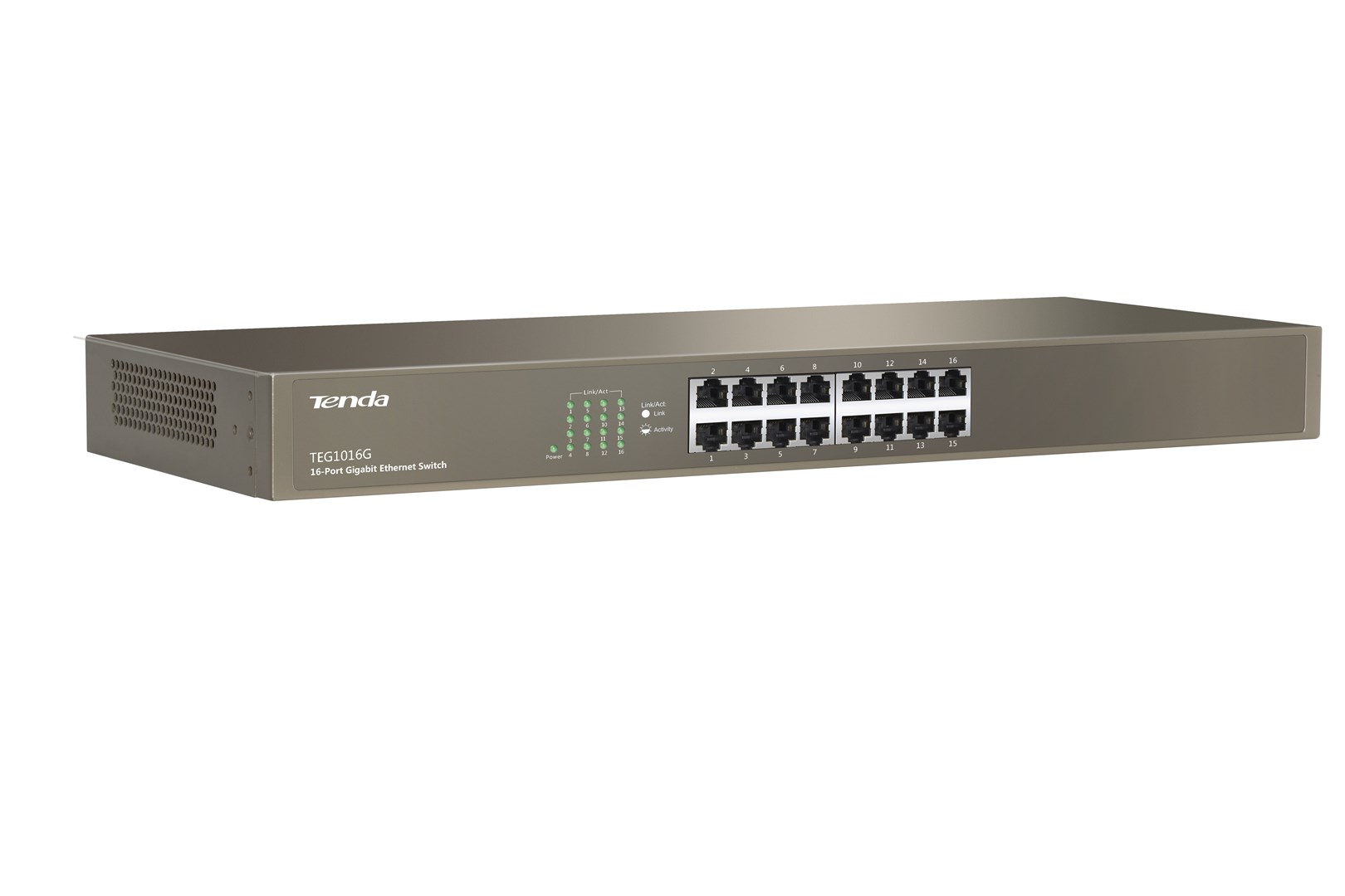 Tenda TEG1016G 16 portu gigabitu slēdzis