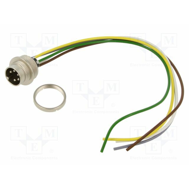 BINDER Connector: M16; socket; male; PIN: