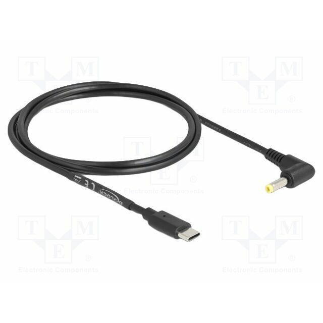 Cable; USB C plug,DC 4
