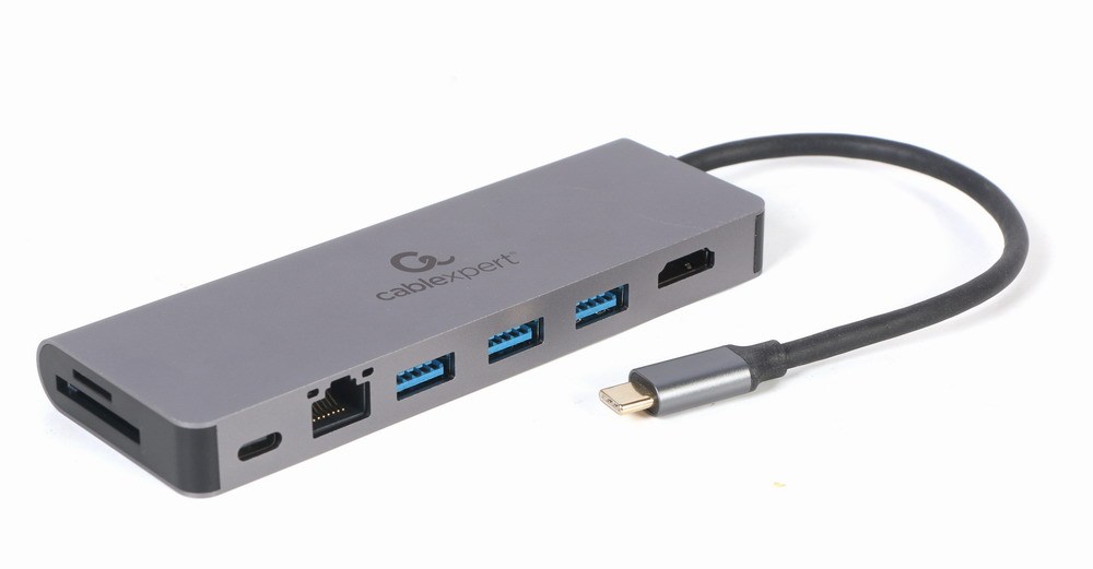 Dokastacija Gembird USB Type-C 5-in-1 multi-port