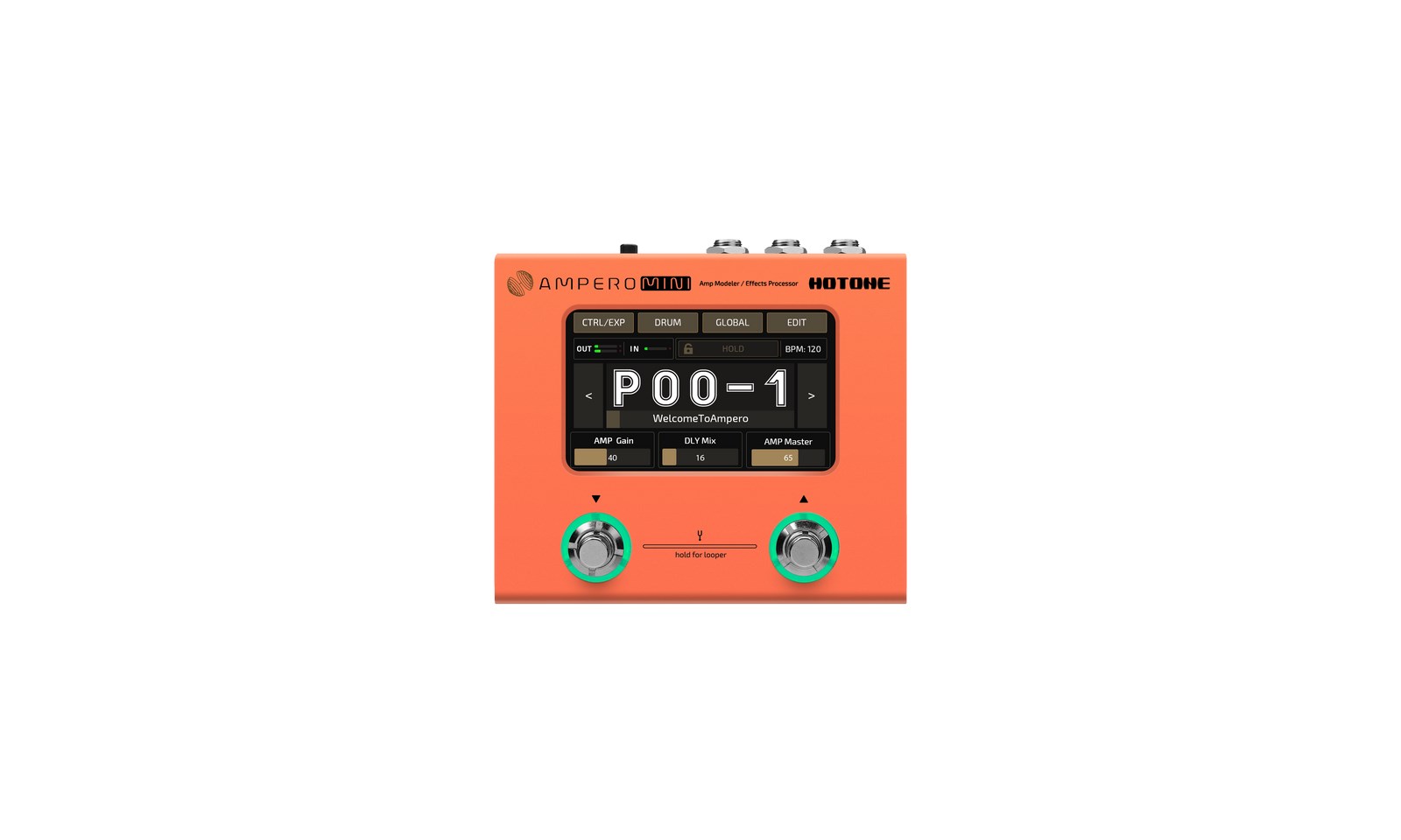 Hotone Ampero Mini MP-50OR Orange -