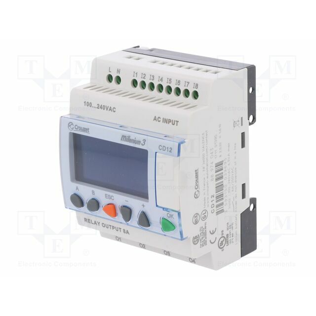 Programmable relay; IN: 8; Analog in: