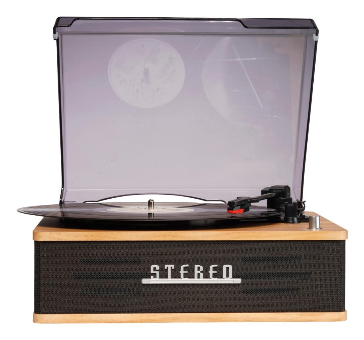 Denver VPB-262LW Belt-drive audio turntable Black