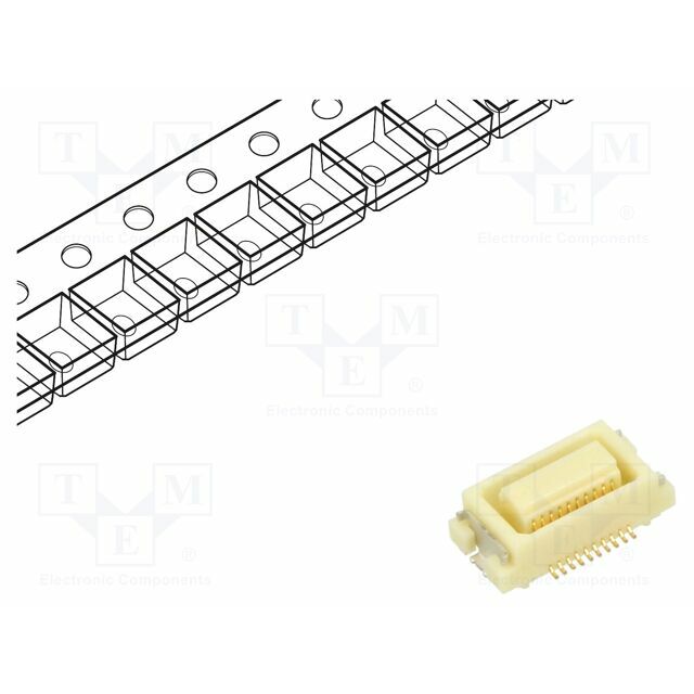 HIROSE Connector: wire-board; socket; PIN: 20
