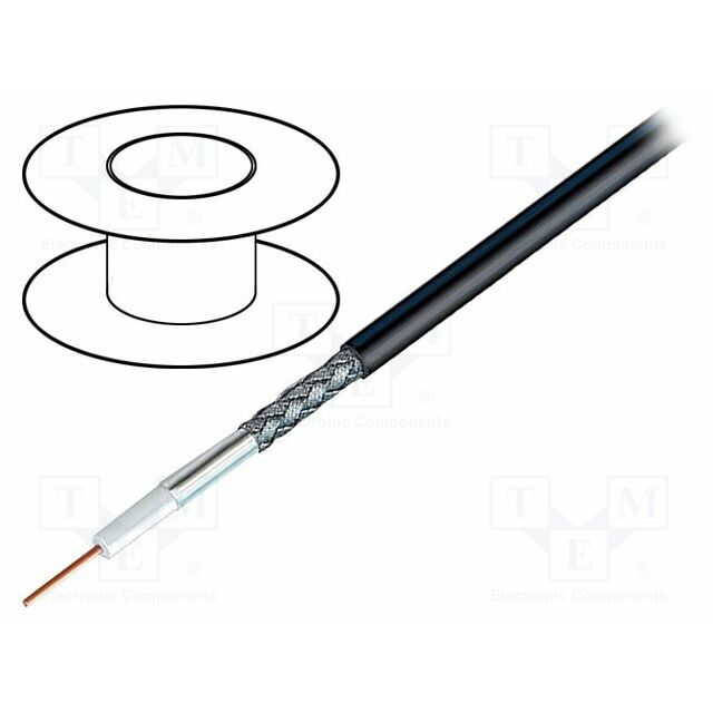 BELDEN Wire: coaxial; RG58; 1x19AWG; wire