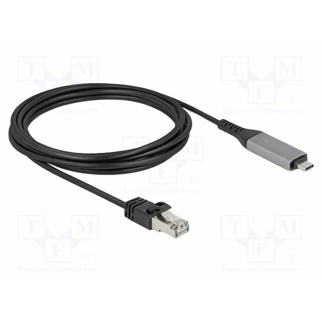Cable; RJ45 plug,USB C plug
