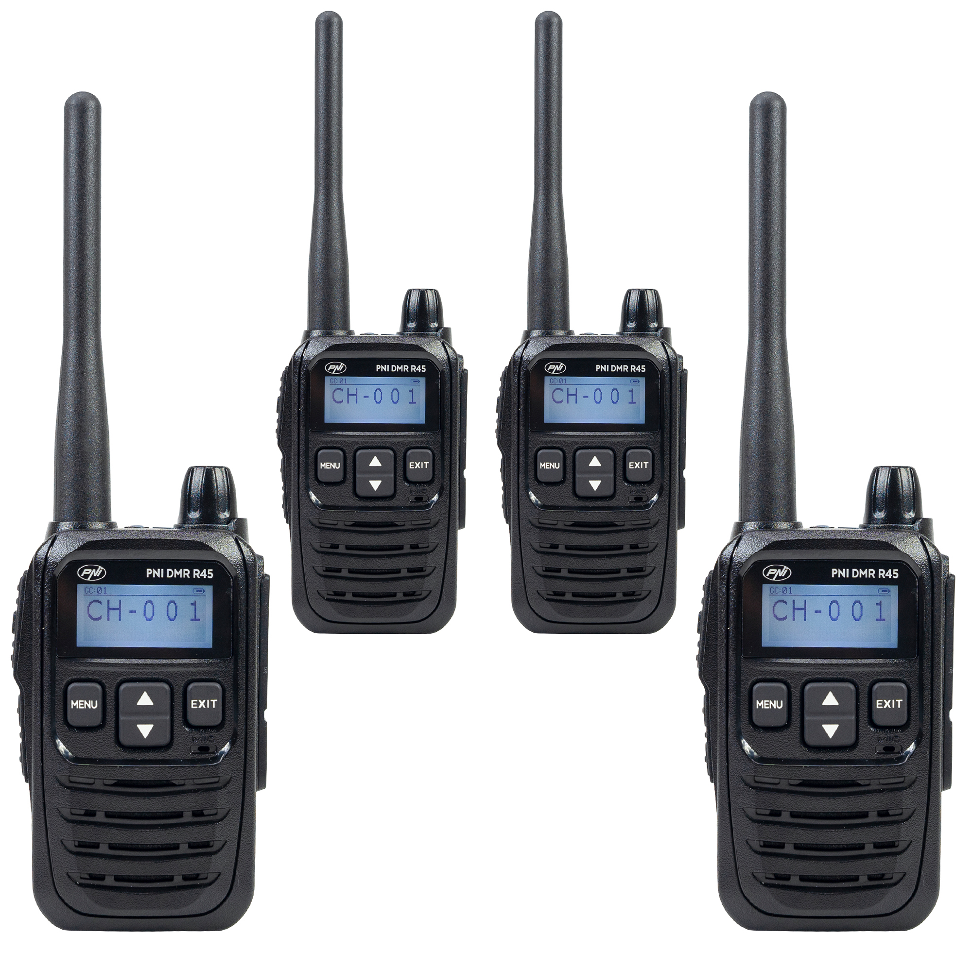 Kit of 2 portable radio stations