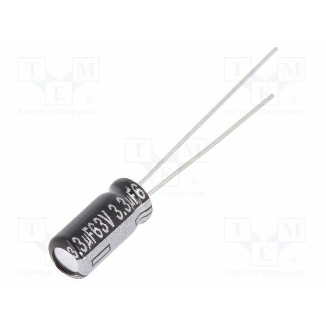 PANASONIC Capacitor: electrolytic; THT; 3.3uF