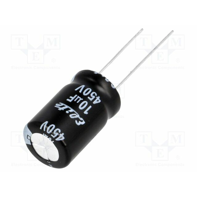 ELITE Capacitor: electrolytic; THT; 10uF; 450VDC